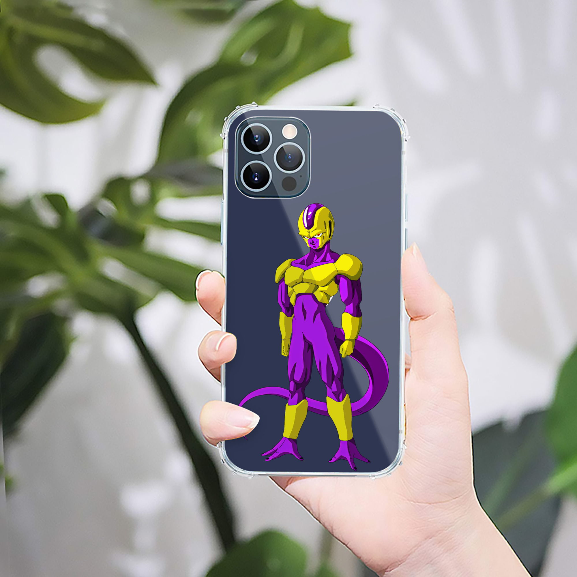 （画像用） ドラゴンボール フリーザ DRAGON BALL Frieza 【iPhone 12シリーズ対応】透明スマホケース（クリアソフトケース）
